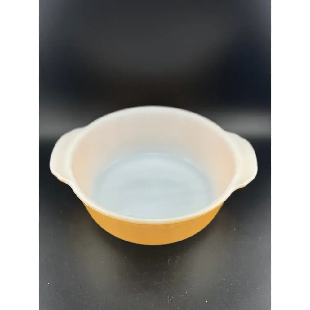 Anchor Hocking Peach Luster 1 Quart Casserole Dish